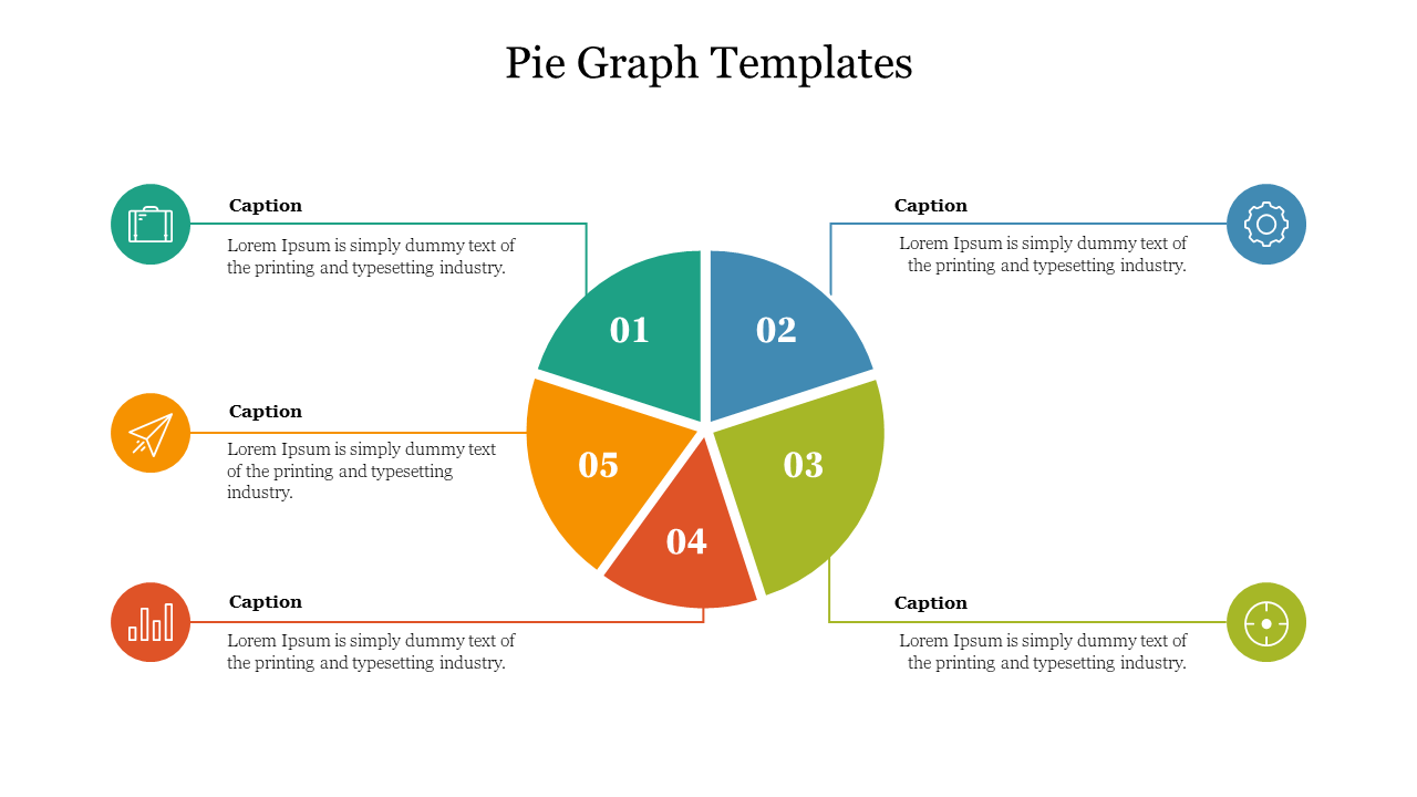 Free - Predesigned Free Pie Graph Templates For Presentation